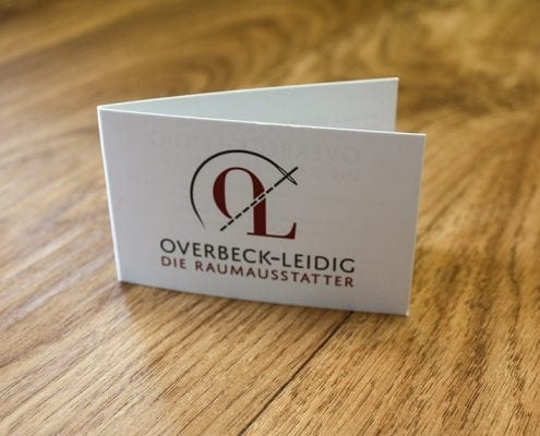 Visitenkarte Corporate Design Osnabrück Overbeck-Leidig