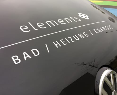 Fahrzeugbeschriftung Cordes Elements Show VW