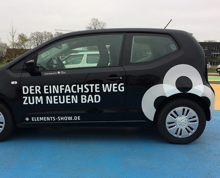 Fahrzeugbeschriftung Cordes Elements Show VW