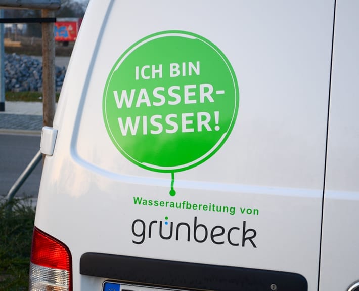 Fahrzeugbeschriftung Grünbeck