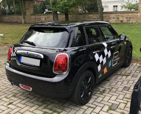 Fahrzeugbeschriftung Motion Media Mini