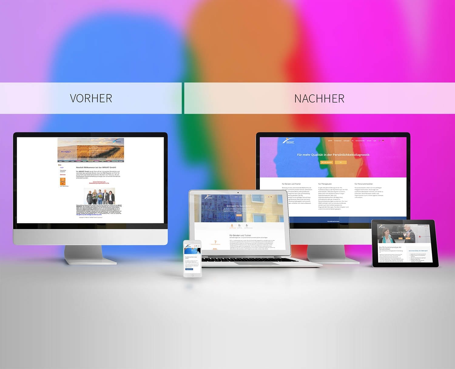 Responsive Webdesign Relaunch IMPART