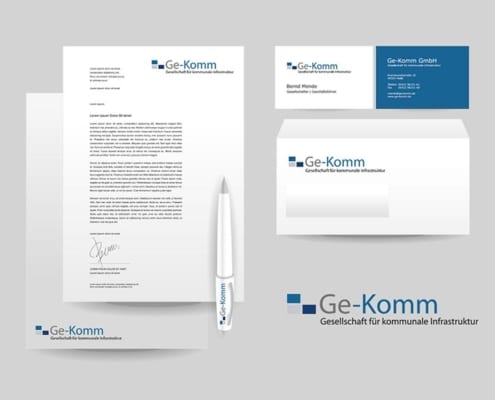 Corporate Design Geschäftsausstattung Osnabrück Ge-Komm