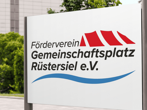 Logo „Förderverein Gemeinschaftsplatz Rüstersiel e.V.“