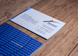 Visitenkarte Corporate Identity Osnabrück IMPART