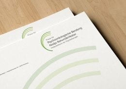 Briefpapier Werbeagentur Osnabrück Psychoonkologische Beratung