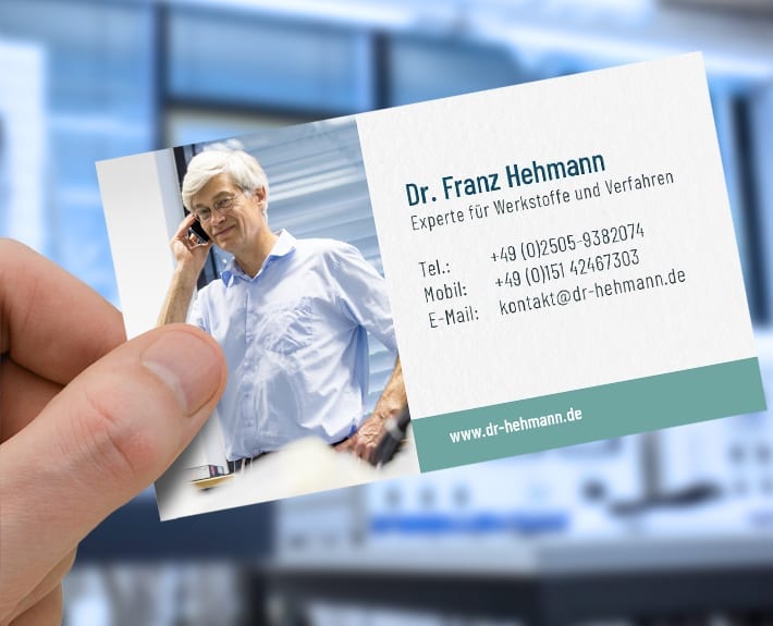 Dr. Hehmann NEMP CD Corporate Design Visitenkarte Osnabrück