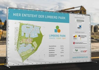 Bauschild „Limberg Park“