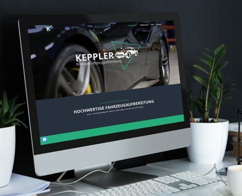 Webseite Keppler Premium Fahrzeugaufbereitung