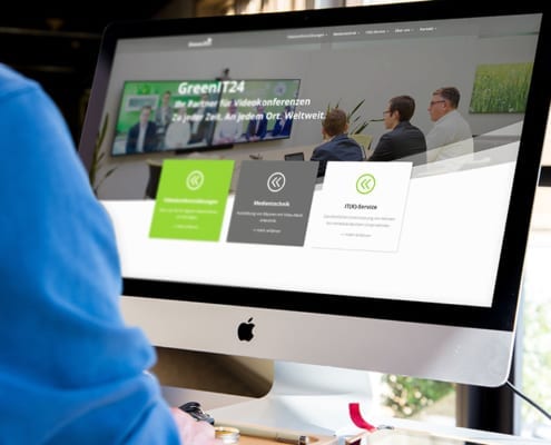 Webseite responsive Design GreenIT