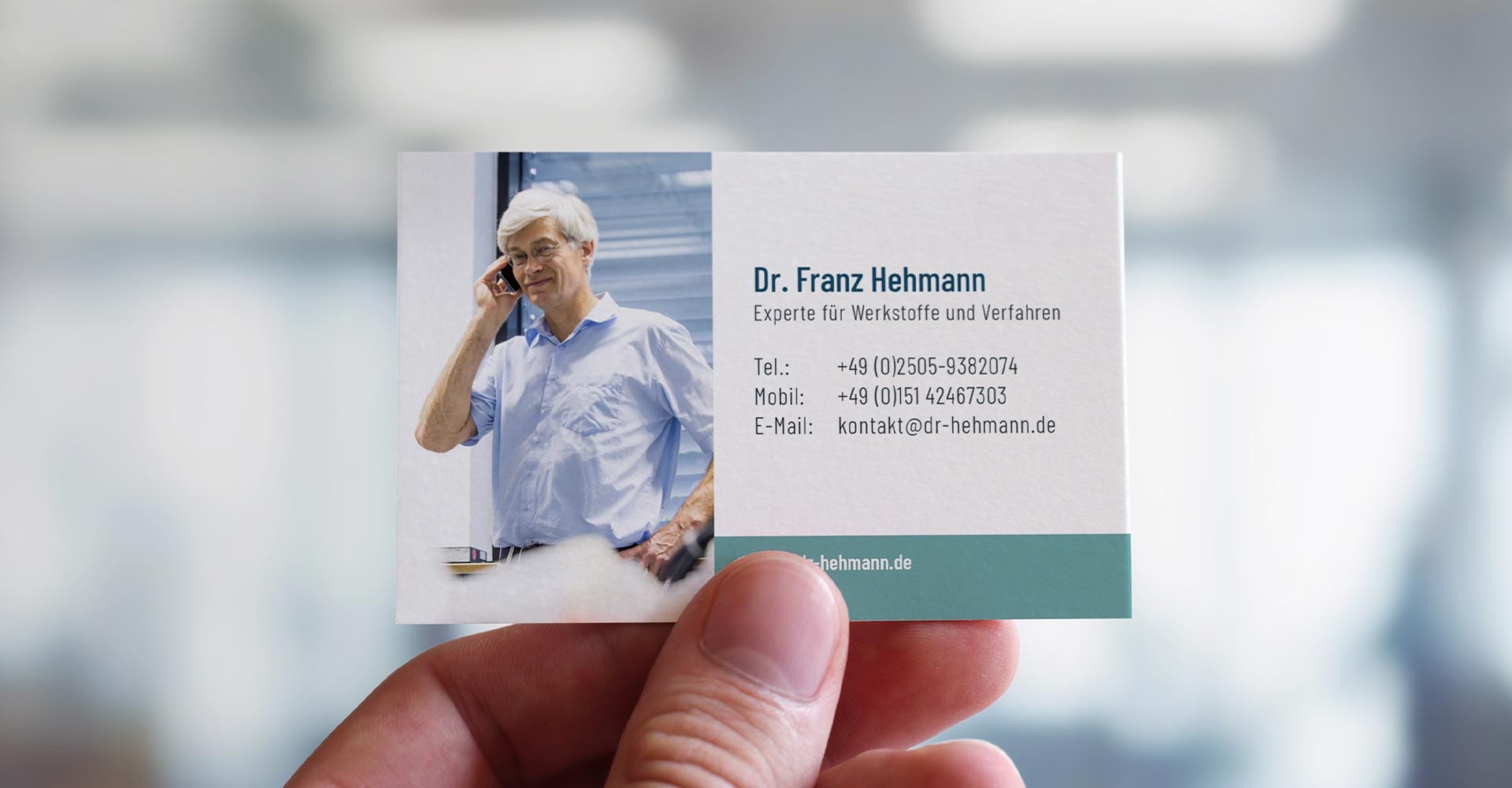 Visitenkarte Dr Hehmann NEMP