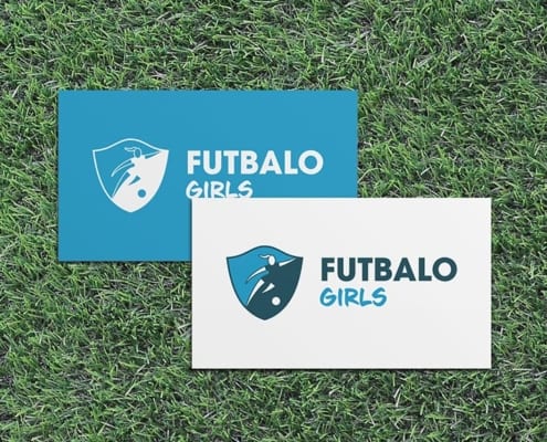 Futbalo Girls Logo Visitenkarte
