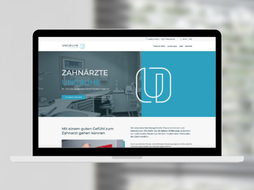 Webseite „Zahnärzte Ungruhe“