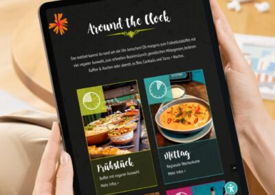 Webseite „food & bottled“