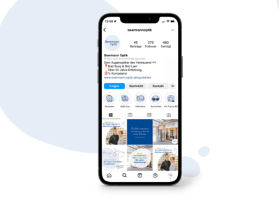 Social Media „Beermann Optik“