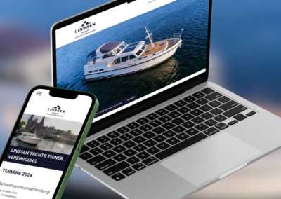 Webseite „Linssen Yachts Eigner Vereinigung LYEV e.V.“