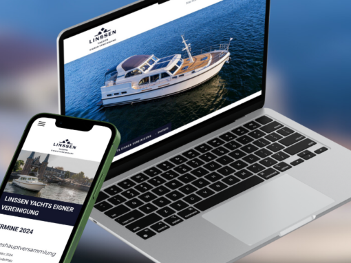 Webseite „Linssen Yachts Eigner Vereinigung LYEV e.V.“