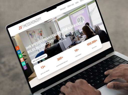 Webseite „JF Messekonzept“