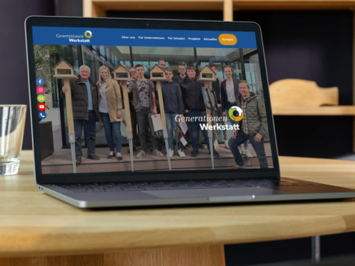 Webseite „Generationenwerkstatt“