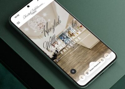 Webseite „Christoph Schildmann Friseure“