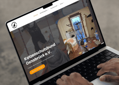 Webseite „Katzenschutzbund“