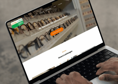 Webseite „Prima Vista Optic“