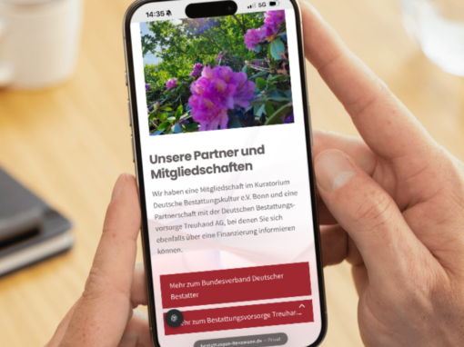 Webseiten „Bestattungen Lienemann & Beerdigungsinstitut Jannaber“