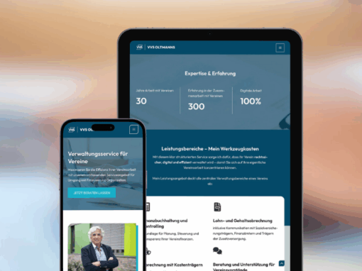 Webseite „VVS Oltmanns“