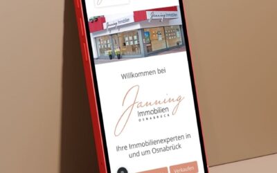 Webseite „Janning Immobilien“