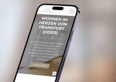 Webseite „Marienkirchblick“