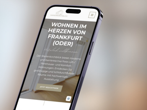 Webseite „Marienkirchblick“