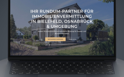 Webseite „Vision Home Immobilien“