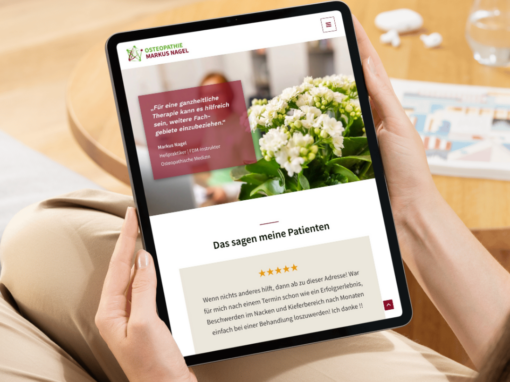 Webseite „Markus Nagel“