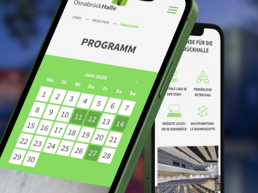 Osnabrückhalle – WordPress Webseite, Schnittstellen & page-in-page