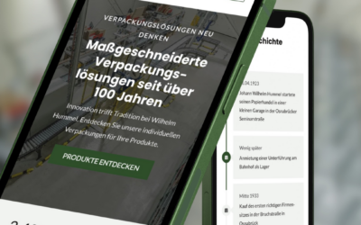 Webseite „Wilhelm Hummel Papier“