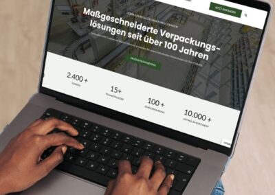 Webseite „Wilhelm Hummel Papier“